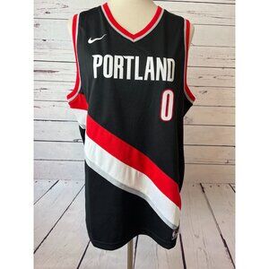Portland Trail Blazers Damian‎ Lillard #0 Basketball Jersey Swingman XL Youth